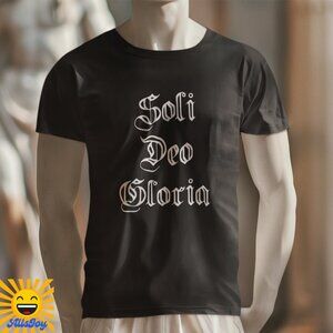 SOLI DEO GLORIA Graphic Tee Black T-Shirt